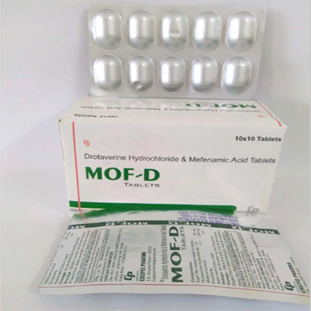 Drotaverine Hydrochloride With Mefenic Acid Tablet General Medicines