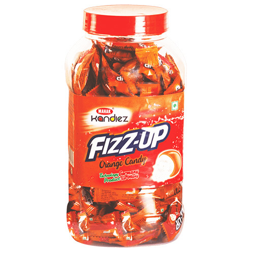 Mahak Kandiez Fizz-Up Orange Candy (160 Pcs)