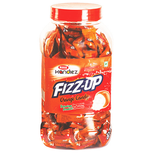 Mahak Kandiez Fizz-Up Orange Candy (160 pcs)