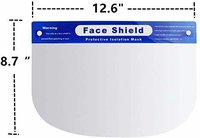 Protective Face Shield With Elastic Strap Facial Transparent Cover, 300 Micron