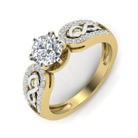 Silver Cocktail Ring For Female Gender: Women