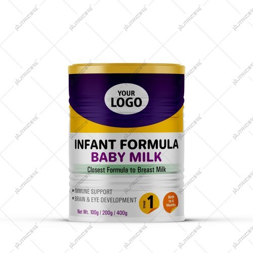 White Infant Baby Milk Powder Stage 1