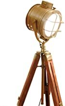 Vintage Hand Made Nautical Tripod Lamp Floor Table Spot Light Vintage Industrial