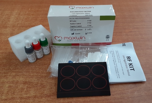 Manual Rheumatoid Factor (Rf) Latex Agglutination Ivd Test Kits