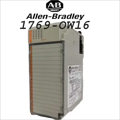Allen-Bradley 1769-Ow16 Application: Micrologix 1500