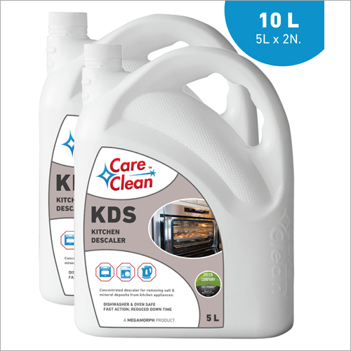Kitchen Descaling Spray - 10 Litre, Preventative Plastic Container, Disposable Cleaning Solution for Hard Water Deposit Removal