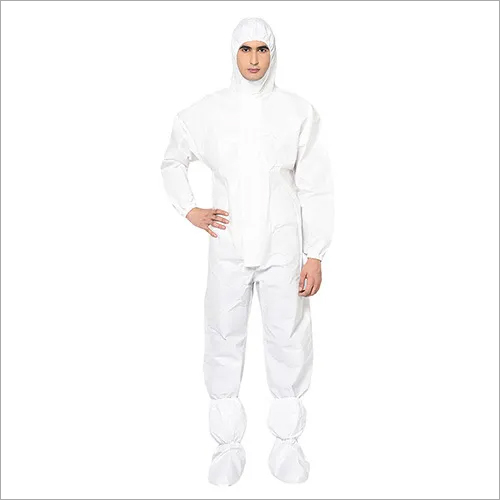 White Disposable Coverall