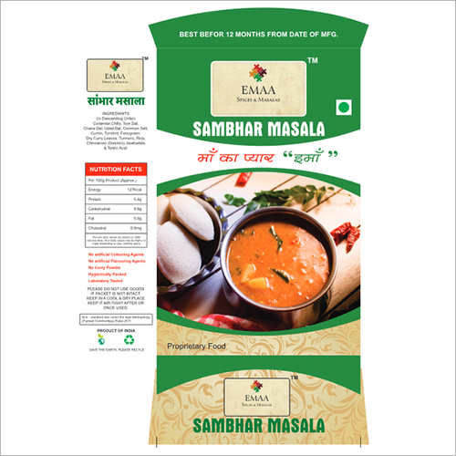 Sambhar Masala - A Grade Powder | Blend of Byadgi Chillies, Methi, Urad Dal, Channa Dal, Dhania, Rai, Jeera - Store in Dry Place