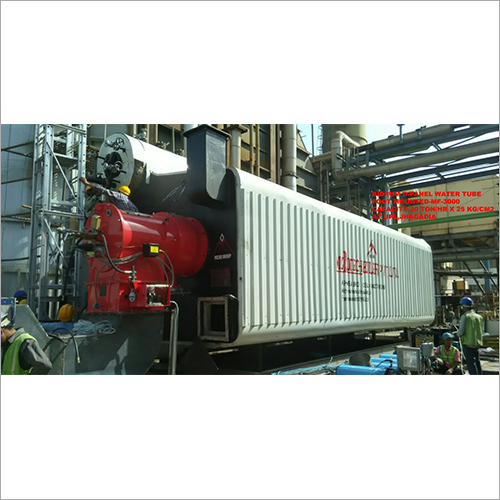 Foot Mounted - D Panel Water Tube 30 Ton Oil Fired At UPL Jhagadia