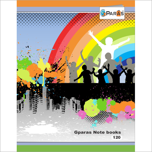 A4 Size Notebook - Plain White Paper Rectangular Shape Lightweight Printed Cover with High Durability for Everyday Writing and Drawing