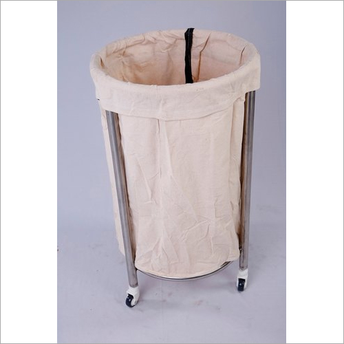Stainless Steel Solid Linen Trolley