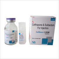 1.5 gm Ceftriaxone And Sulbactam For Injection