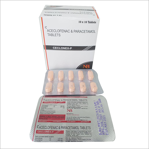 Medical Aceclofenac And Paracetamol Tablets