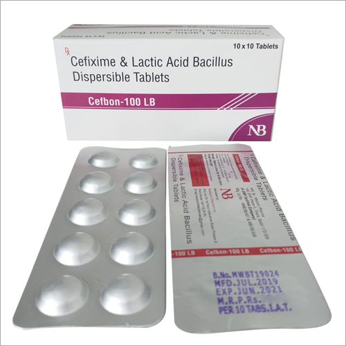 Cefixime And LActic Acid Bacillus Dispersible Tablets