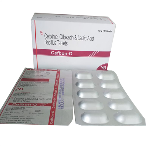 Cefixime Ofloxacin And Lactic Acid Bacillus Tablets