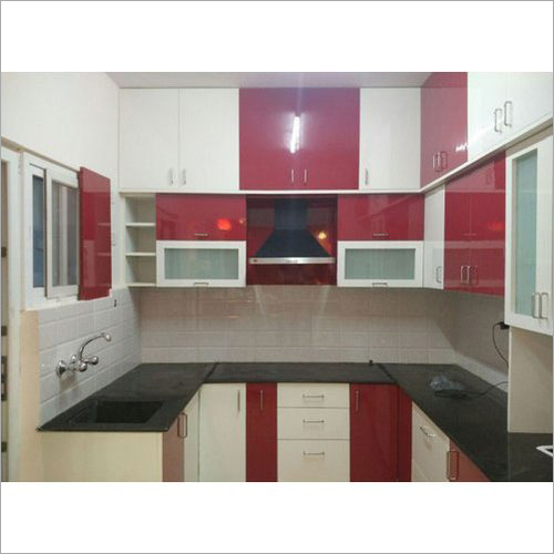 PVC U Shape Modular Kitchen