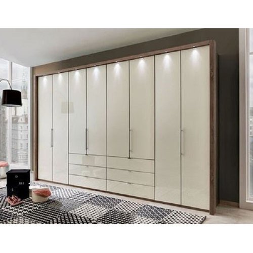 Teak Wood Hinged 8 Door Wardrobe