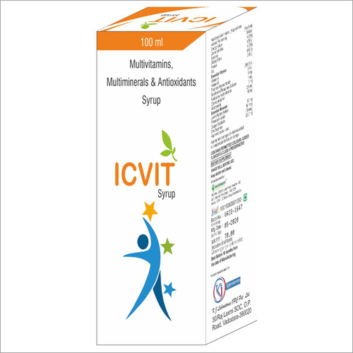 Icvit Multivitamins,Multiminerals & Antioxidants Syrup