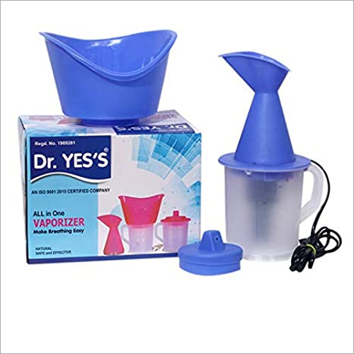 DR. YES Mini Facial Steamer Vaporiser - Plastic, Lightweight & Portable | Four-Way Action: Relieves, Soothes, Cleanses, Refreshes