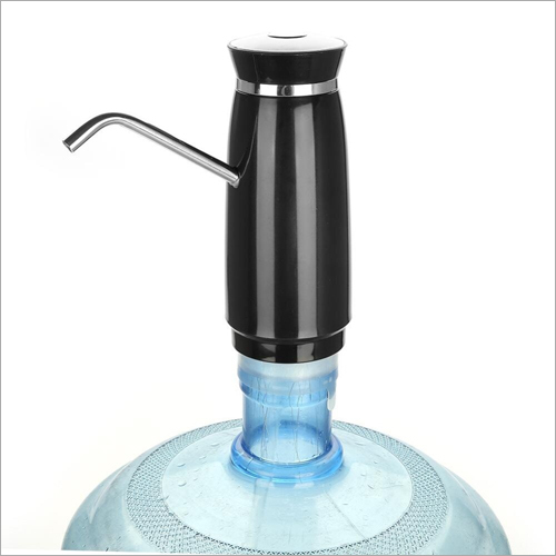 Automatic Electric Portable Water Pump Dispenser Gallon Drinking Bottle Switch - Plastic Material Commercial Use Black Color | Convenient Electric Pumping Device for Bottled Water