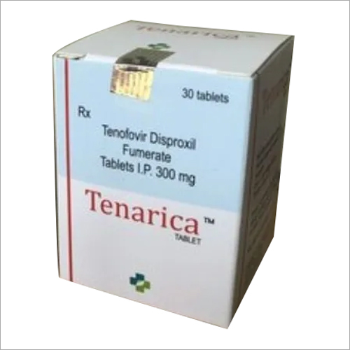 Tenarica - 300mg Tenofovir Disoproxil Fumarate Tablet | Anti-Viral Treatment for Chronic Hepatitis B, Recommended for Adults and Children Over 22 lbs, 1 Tablet Daily, Room Temperature Storage