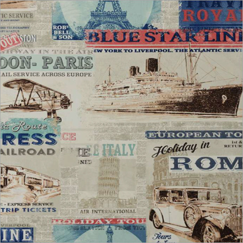 Bedroom Printed Wallpaper