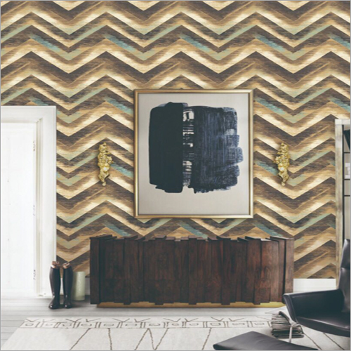 Zigzag Printed Wallpaper