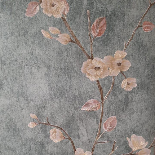 Living Room Floral Wallpaper