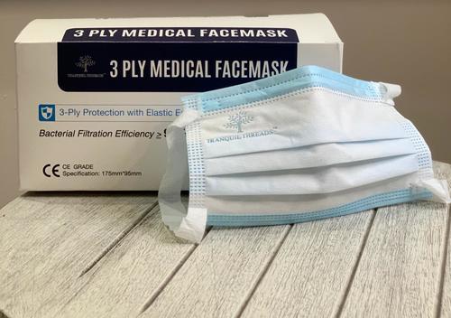 3 Ply Face Mask (SOFT EAR LOOPS