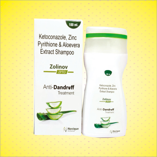 100 ML Ketoconazole Zinc Pyrithione And Aloevera Extract Shampoo