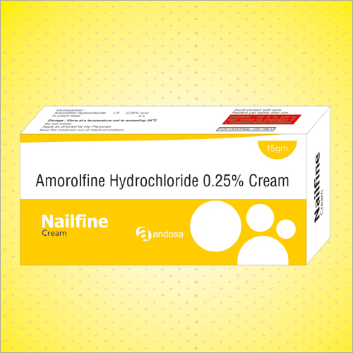Amorlfine Hydrochloride Cream
