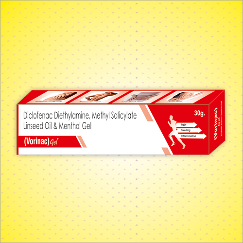 30 GM Diclofenac Diethylamine Methyl Salicylate Linseed Oil And Menthol Gel