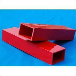 Pvc Square Pipe - Color: Red