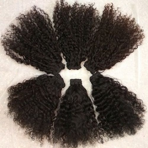 Machine Weft Curly Hair