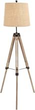 Black Deco 79 Wood Metal Tripod Floor Lamp, 63-Inch, Set Of 2