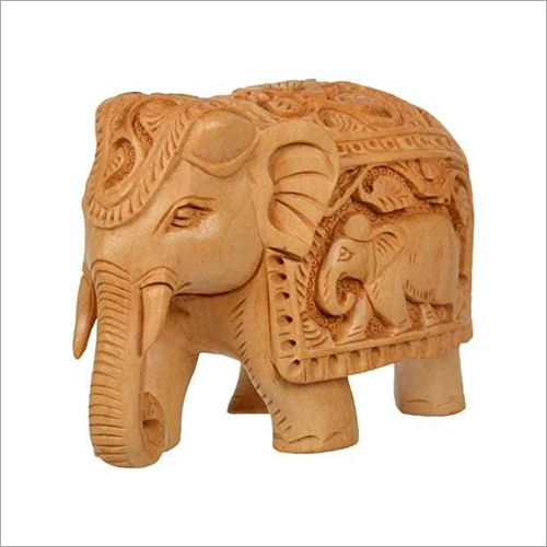 Wood Wooden Elephant Carving