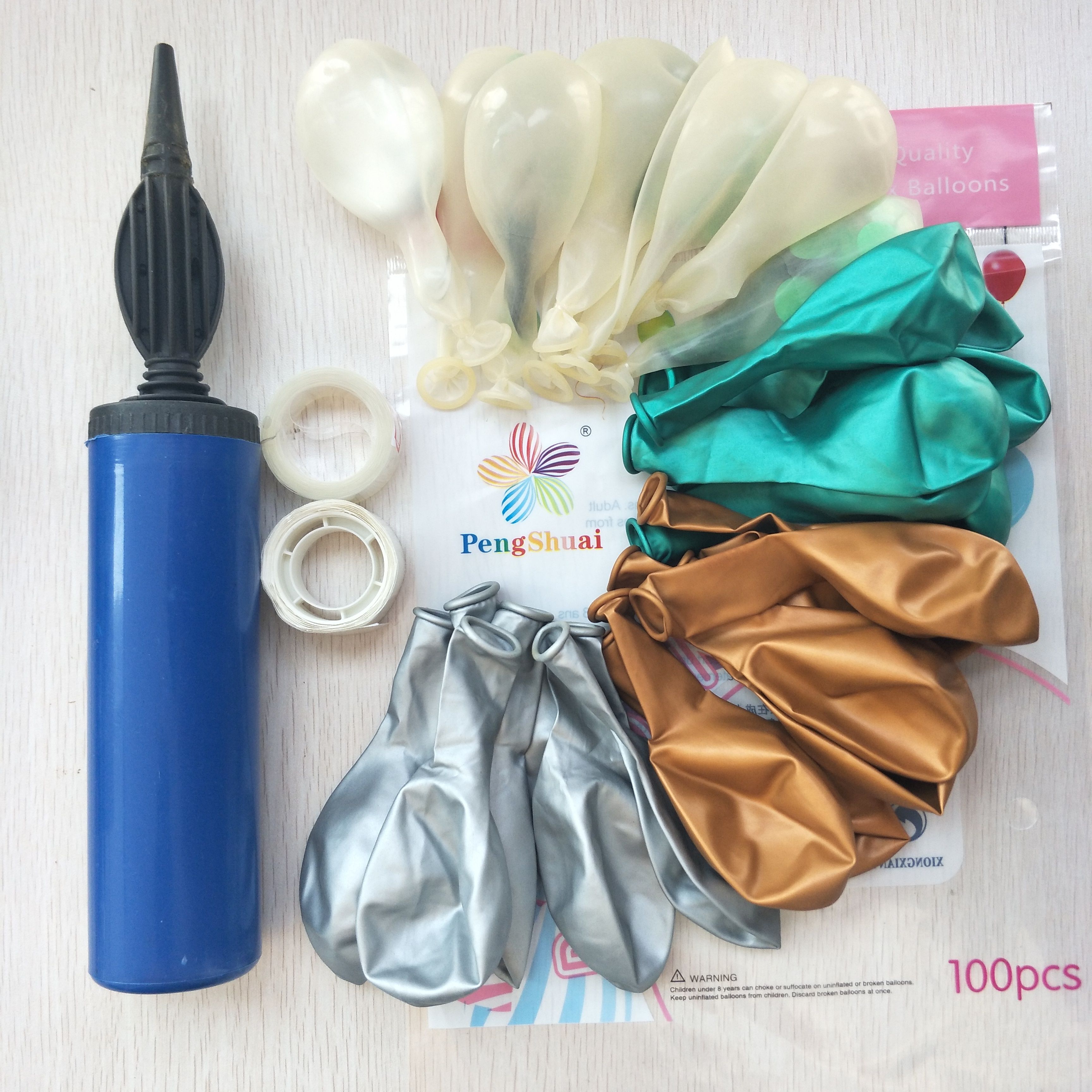 party or birthday balloon set