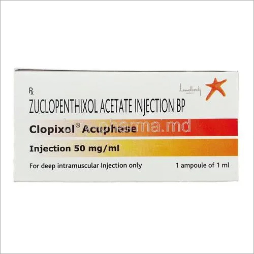 Clopixol Acuphase 50mg Zuclopenthixol injection