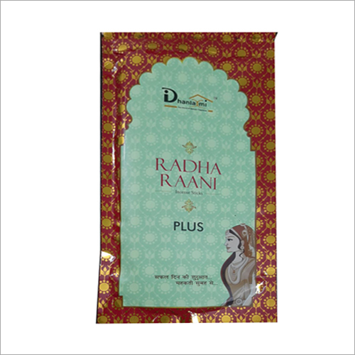 Radha Rani Plus Incense Sticks - Bamboo Material, 8-10 Inch Size | Eco-Friendly, Anti-Odour, Aromatic, Religious Use