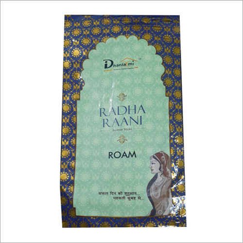 Radha Rani Roam Incense Sticks - 100% Natural Bamboo, 8-10 Inch | Eco-Friendly, Aromatic, Anti-Odour, Religious Use