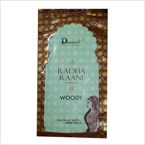 Radha Rani Woody Incense Sticks - Bamboo Material, 8-10 Inch Size | Eco-Friendly, Anti-Odour Aromatic, Ideal for Religious Ceremonies