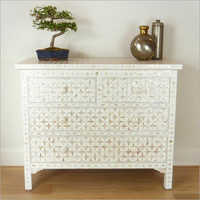 Camel Bone Inlay Chest Drawer