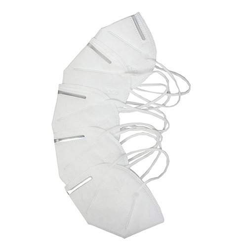 Face Mask - Standard Size, Ivory White | Soft and Comfortable Layers, Unisex, Ideal for Medical and General Use, Easy to Dispose