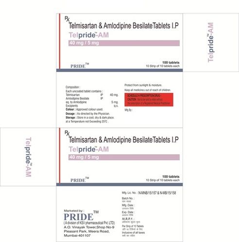 Telpride AM (Telmisartan + Amlodepin)