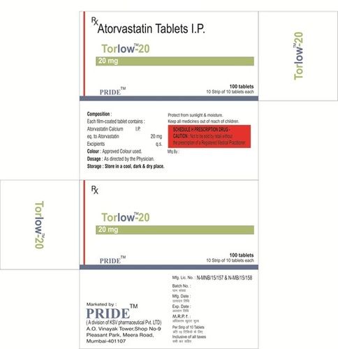 Torlow 20mg (Atorvastatin)