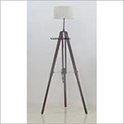 Brown Nautical Marine Antique Tripod Search Light Floor Lamp With White Shade Home Decor By Nauticalmart