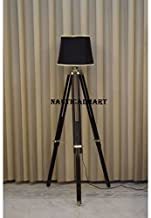 Black Designer Chrome Finish Tripod Search Light Floor Lamp For Living Room By Nauticalmart