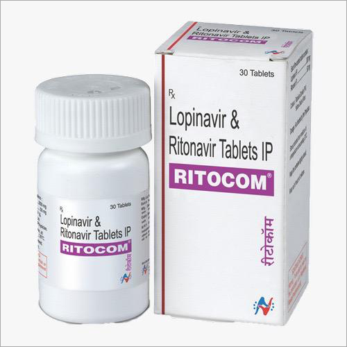 Ritocom Tablets (Lopinavir (200 mg) Ritonavir (50 mg) - Hetero )