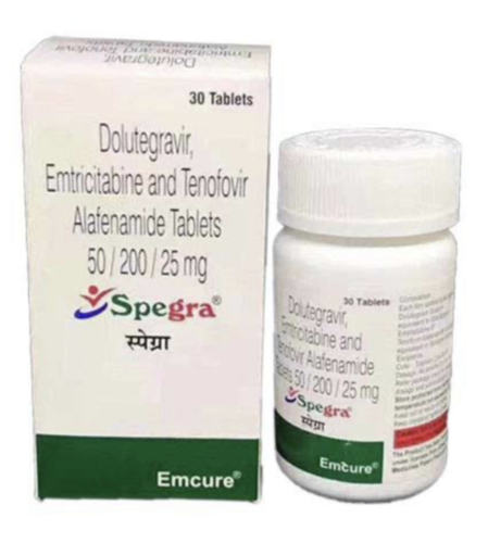Spegra Dolutegravir Emtricitabine Tenofovir Alafenamide Tablets