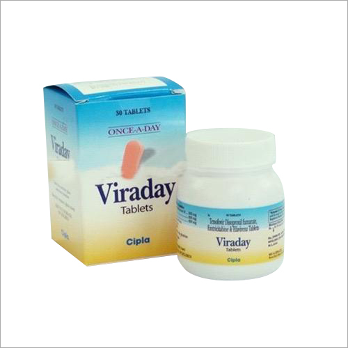 Viraday Emricitabine Tenofovir Disproxil Efavirenz Tablet